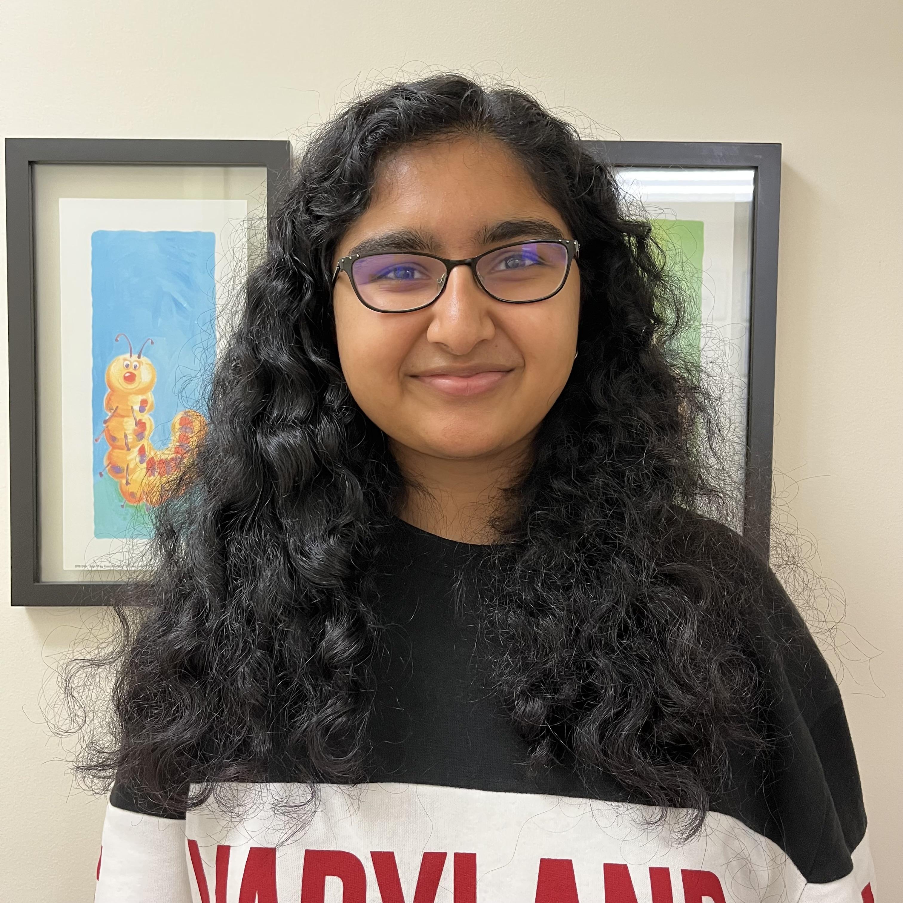 Meghna Pandey '24 poses for a headshot.