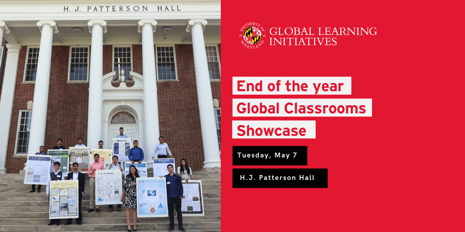 Flyer for End of the Year Global Classrooms Showcase