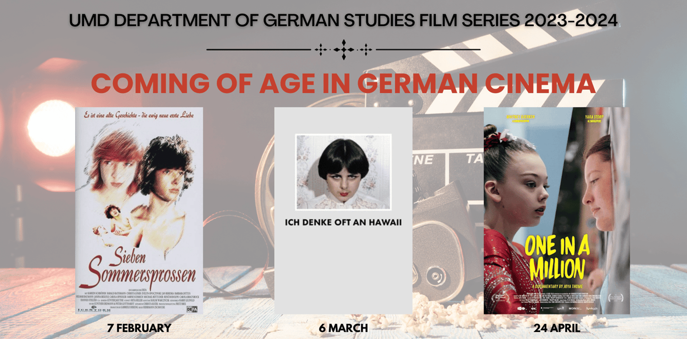 Flyer for German Studies Spring Film Series